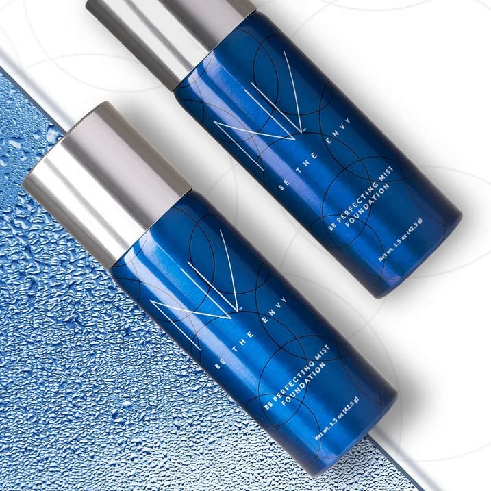 BE THE ENVY NV BB Perfecting Mist Foundation – Buildable Airbrush Coverage (Cool Toffee)
