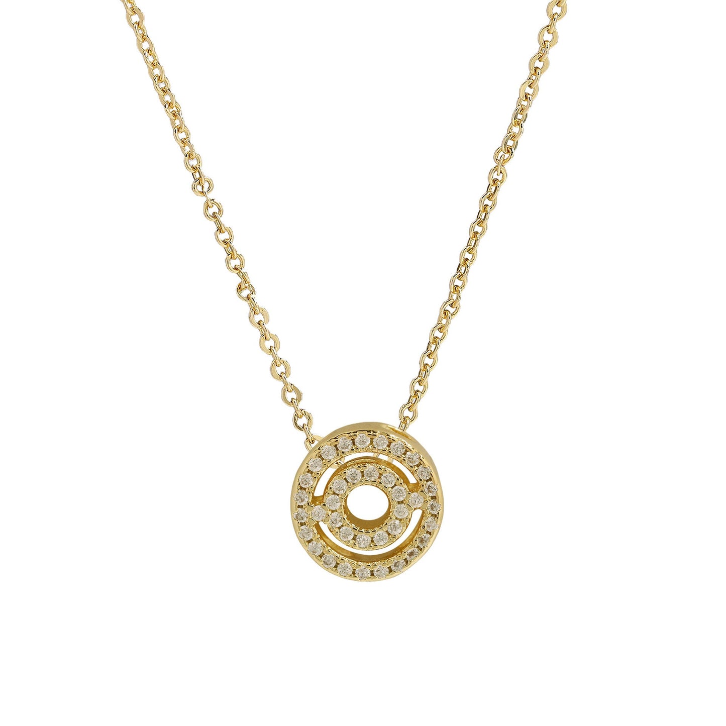 Gold-Plated A–Z English Letter Pendant Necklace