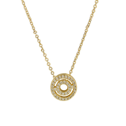 Gold-Plated A–Z English Letter Pendant Necklace