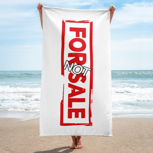 Not For Sale Red Stamp - Beach Towel