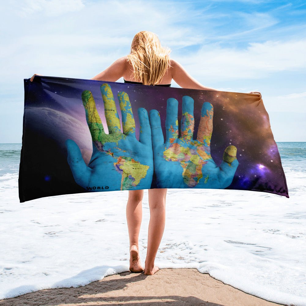 Created By God's Own Hands - Beach Towel