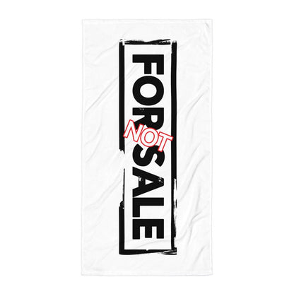 Not For Sale Black Stamp - Beach Towel