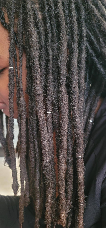 Bead It Wear It Love It | 10 Stainless Steel Hair Beads for Locs & Braids (Copper, 4mm)