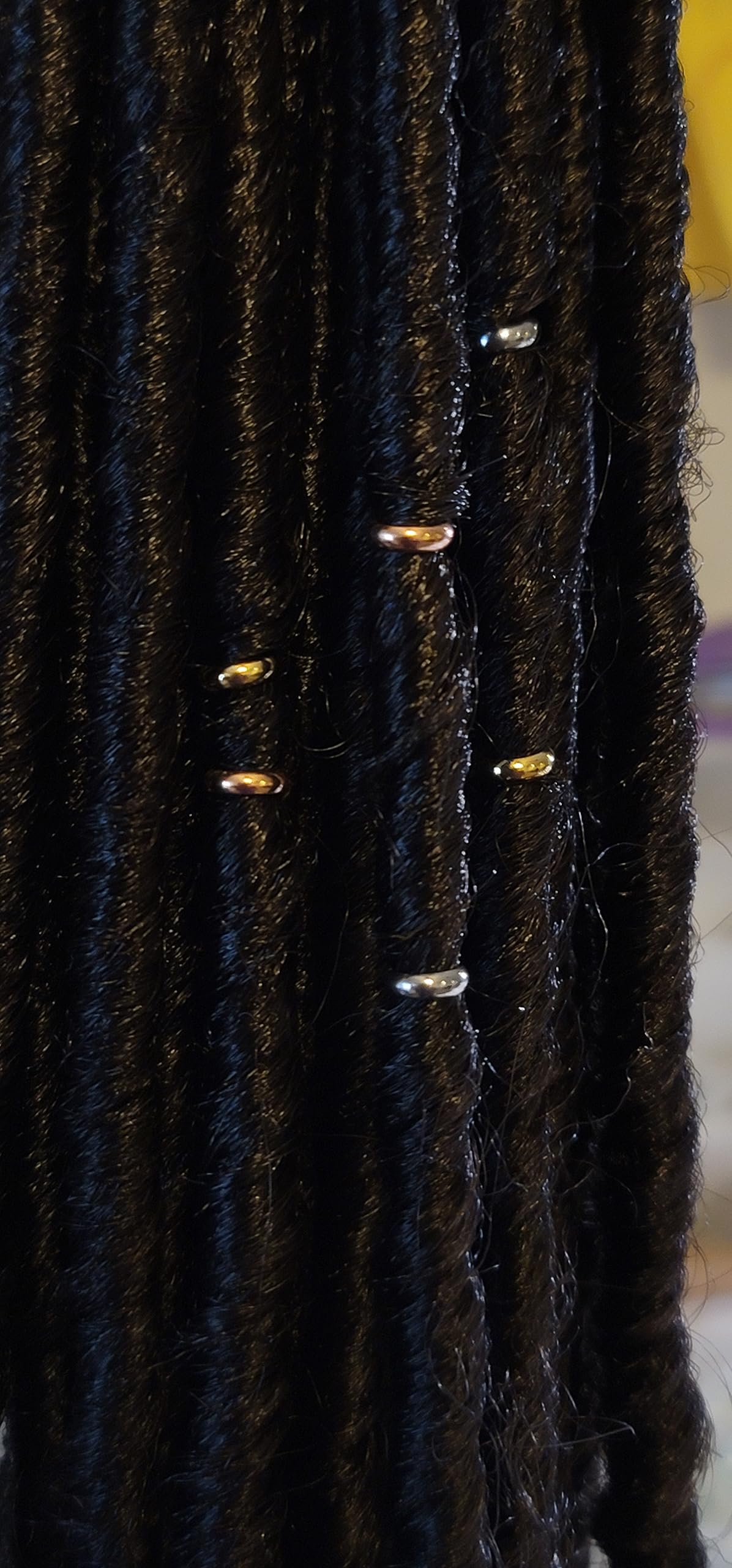 Bead It Wear It Love It | 10 Stainless Steel Hair Beads for Locs & Braids (Copper, 4mm)