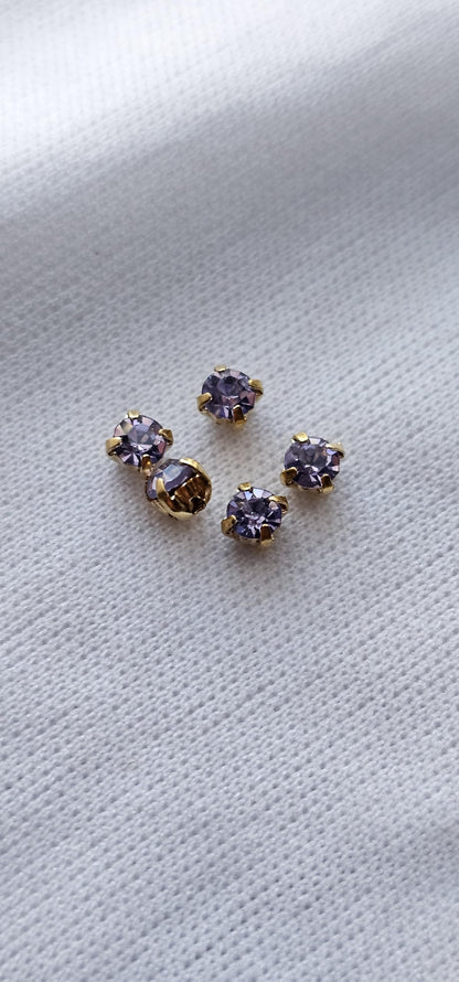 Bead It Wear It Love It 3mm Rhinestone Dreadlock Sprinkles Kit – Violet
