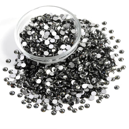 Beadsland Flatback Rhinestones Bulk – 14,400 Gray SS10 2.7-2.9mm for Nails & DIY