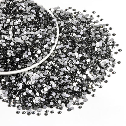 Beadsland Flatback Rhinestones Bulk – 14,400 Gray SS10 2.7-2.9mm for Nails & DIY