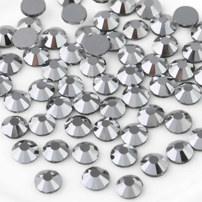 Beadsland 2880pcs Flat Back Rhinestones SS20 4.6-4.8mm – Silver Hematite for Nails & Crafts