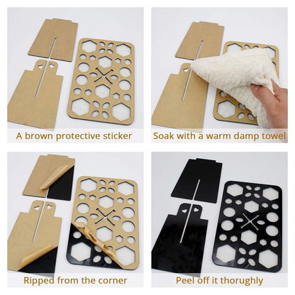 BEAKEY 28-Hole Collapsible Makeup Brush Drying Rack – Black