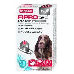 Beaphar FIPROtec COMBO Spot On for Medium Dogs 6 Months