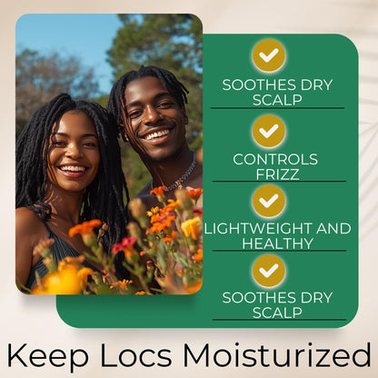 Beard Gains Lion Locs Rosewater Moisturizing Spray – Organic Vegan Rosewater for Locs & All Hair Types