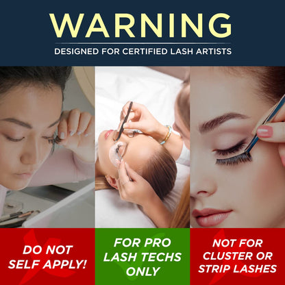 Beau Lashes Sensitive Eyelash Extension Glue — Low Humidity, Fast Drying, 6 Weeks Retention for Professionals