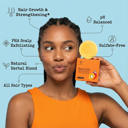 Beauté Seoul Batana Oil Shampoo Bar – Cold-Pressed Batana Oil, PHA Exfoliation, Sulfate-Free, pH-Balanced