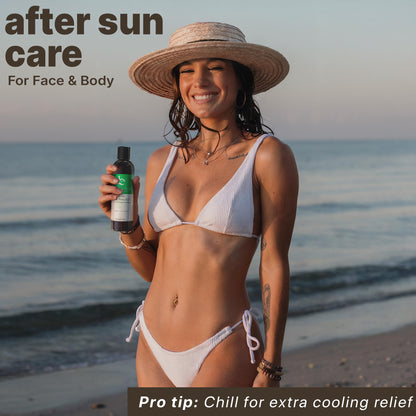 Beauty by Earth Aloe Vera Gel – USA Made with Organic Aloe, Vitamin C & E for Face, Skin & Hair
