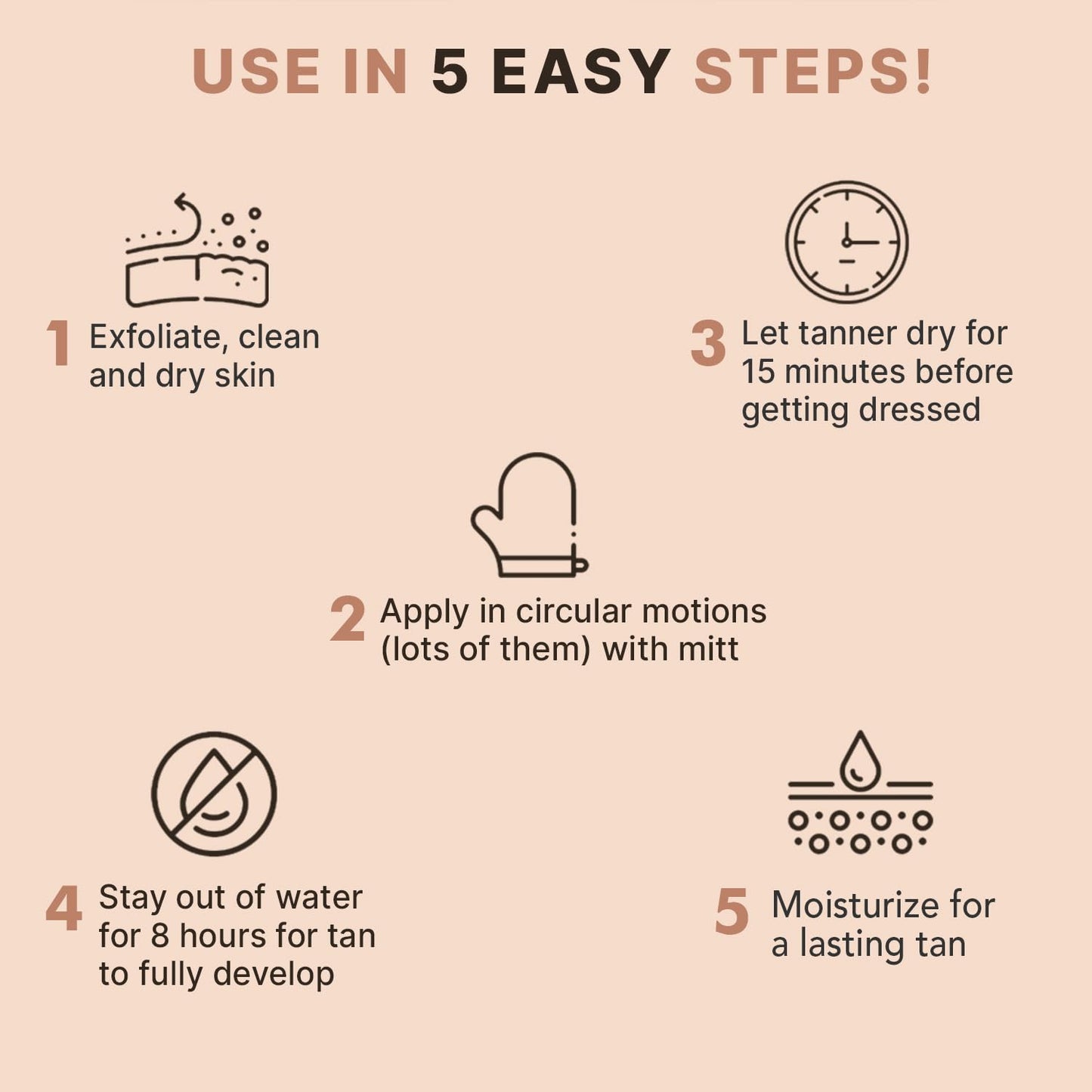 Beauty by Earth Self Tanner Mousse – USA Made, Natural Glow, Non-Toxic