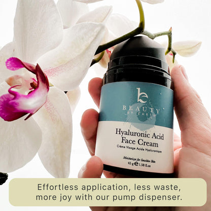 Beauty by Earth Hyaluronic Acid Moisturizer for Face – USA Made, Hydrating and Unscented