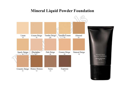 Beauty Deals Mineral Foundation SPF 15 Vanilla Cream – Hypoallergenic