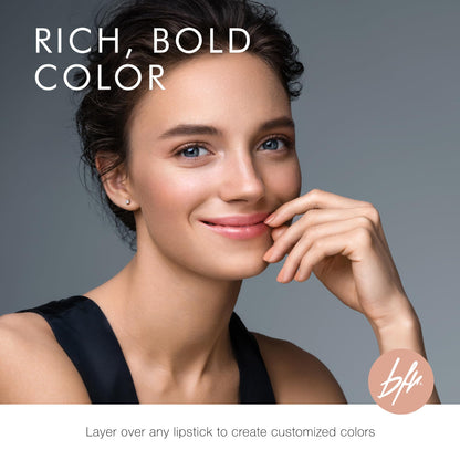 Beauty For Real Rebel Rebel Lip Gloss – Deep Maroon Metallic, Non-Sticky Plumping & Hydrating