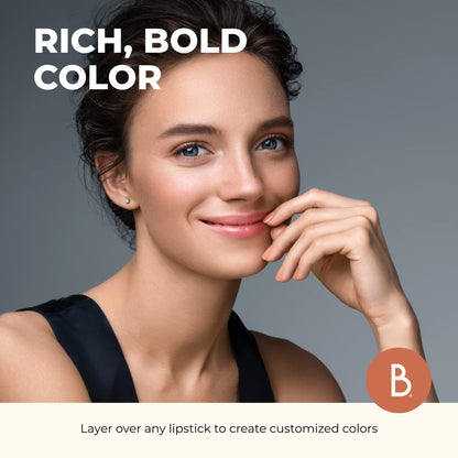 Beauty For Real Nudist Lip Gloss + Shine – Beige Nude Pink, Non-Sticky Plumping Gloss 0.15 fl oz