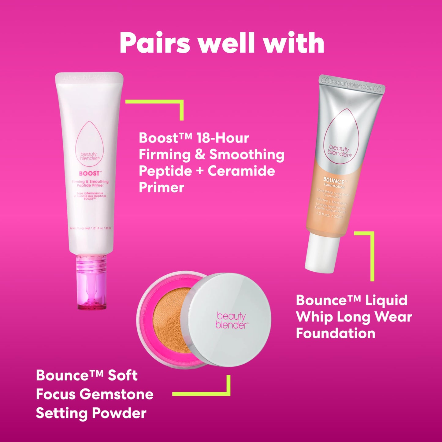 Beautyblender Bounce Liquid Whip Foundation 4.75 N Deep Mocha – Full Coverage, Natural Matte, Oil-Free, 24-Hour Wear