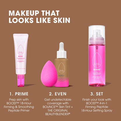 Beautyblender 12-Hour Always-On Radiant Skin Tint Tan 1 – Hydrating Serum Tint with Hyaluronic Acid & Niacinamide