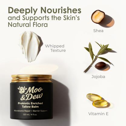 BeautyOnBoard Beef Tallow for Skin & Face – Probiotic-Enriched Moisturizer with Citrus