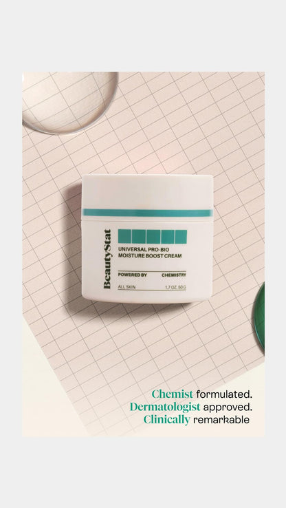BeautyStat Universal Pro-Bio Moisture Boost Cream – 1.7 oz | Lightweight Hydration