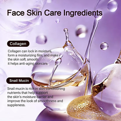 BEAUTYTURESS Ganoderma Lucidum Skincare Set — Collagen, Niacinamide, Hyaluronic Acid