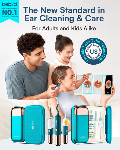 BEBIRD Earsight Ultra Ear Wax Removal Kit with 2K HD Camera | 90-Min Battery, Visual Ear Cleaner
