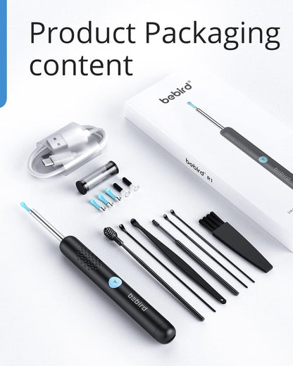 BEBIRD R1 Ear Wax Removal Tool with 1080P Camera & 6 LEDs