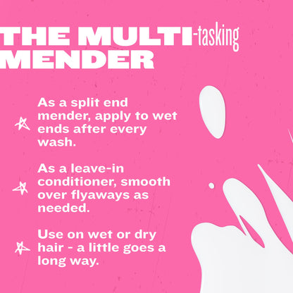 Bed Head Ego Boost Split End Mender & Leave-In Conditioner – 3 x 8 oz – For All Hair Types