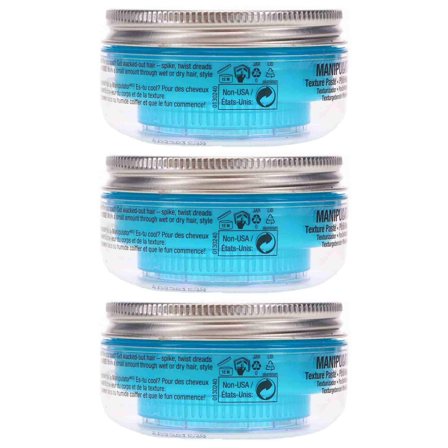 Bed Head Manipulator Texturizing Putty – Firm Hold Styling Putty for Short to Medium Hair (3-Pack, 2 oz each)
