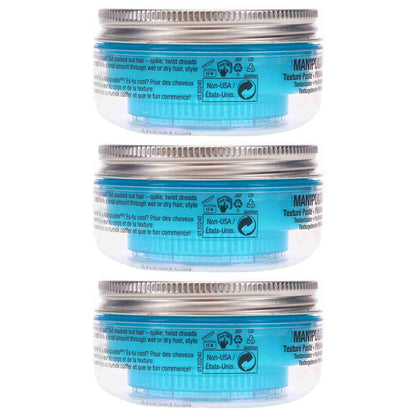Bed Head Manipulator Texturizing Putty – Firm Hold Styling Putty for Short to Medium Hair (3-Pack, 2 oz each)
