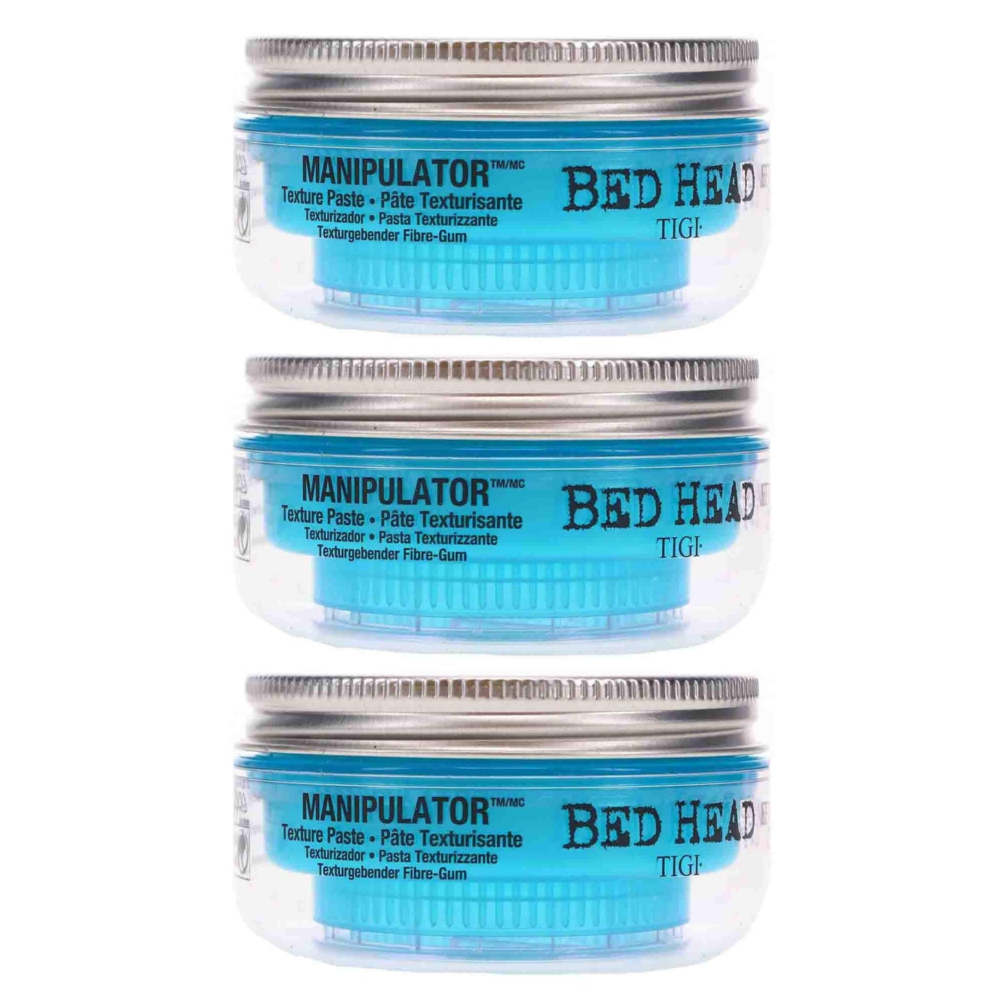 Bed Head Manipulator Texturizing Putty – Firm Hold Styling Putty for Short to Medium Hair (3-Pack, 2 oz each)