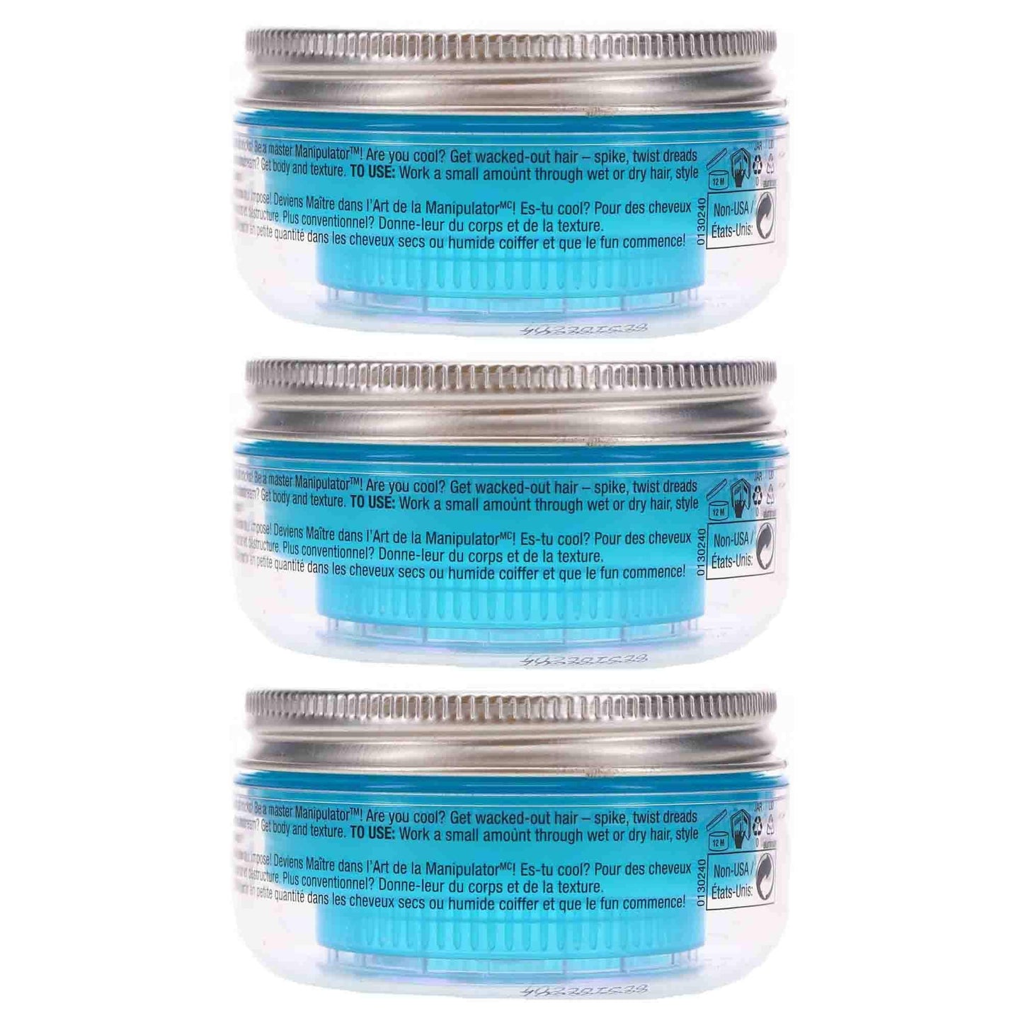 Bed Head Manipulator Texturizing Putty – Firm Hold Styling Putty for Short to Medium Hair (3-Pack, 2 oz each)