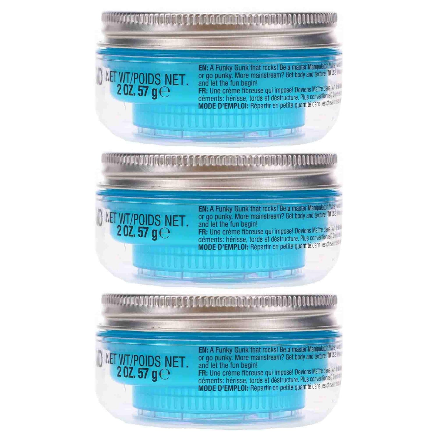 Bed Head Manipulator Texturizing Putty – Firm Hold Styling Putty for Short to Medium Hair (3-Pack, 2 oz each)