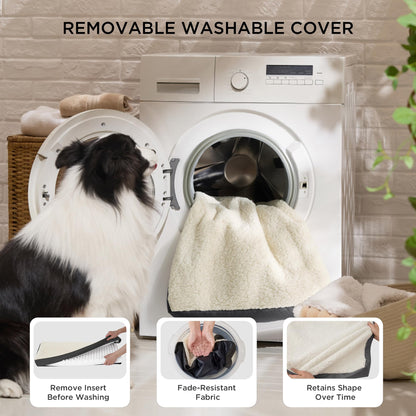 Bedsure XL Dog Bed — Large, Orthopedic Egg Crate Foam, Removable Cover, Up to 100 lbs