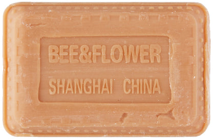 Bee & Flower Sandalwood Soap, Pack of 4 – 4.4 oz each | No Artificial Fragrances