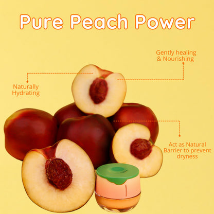 Bee Balm Original Lip Balm – Peach Hydration with Propolis & Vitamin E