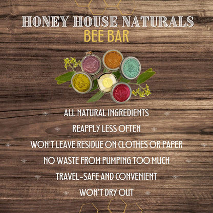 Bee Bar Honey House Naturals Duo – Lavender | Small 0.6 oz & Large 2 oz