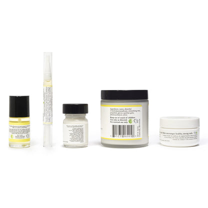 Bee Naturals Natural Nail Care Kit – Non-Toxic Nail & Cuticle Care with Vitamin E