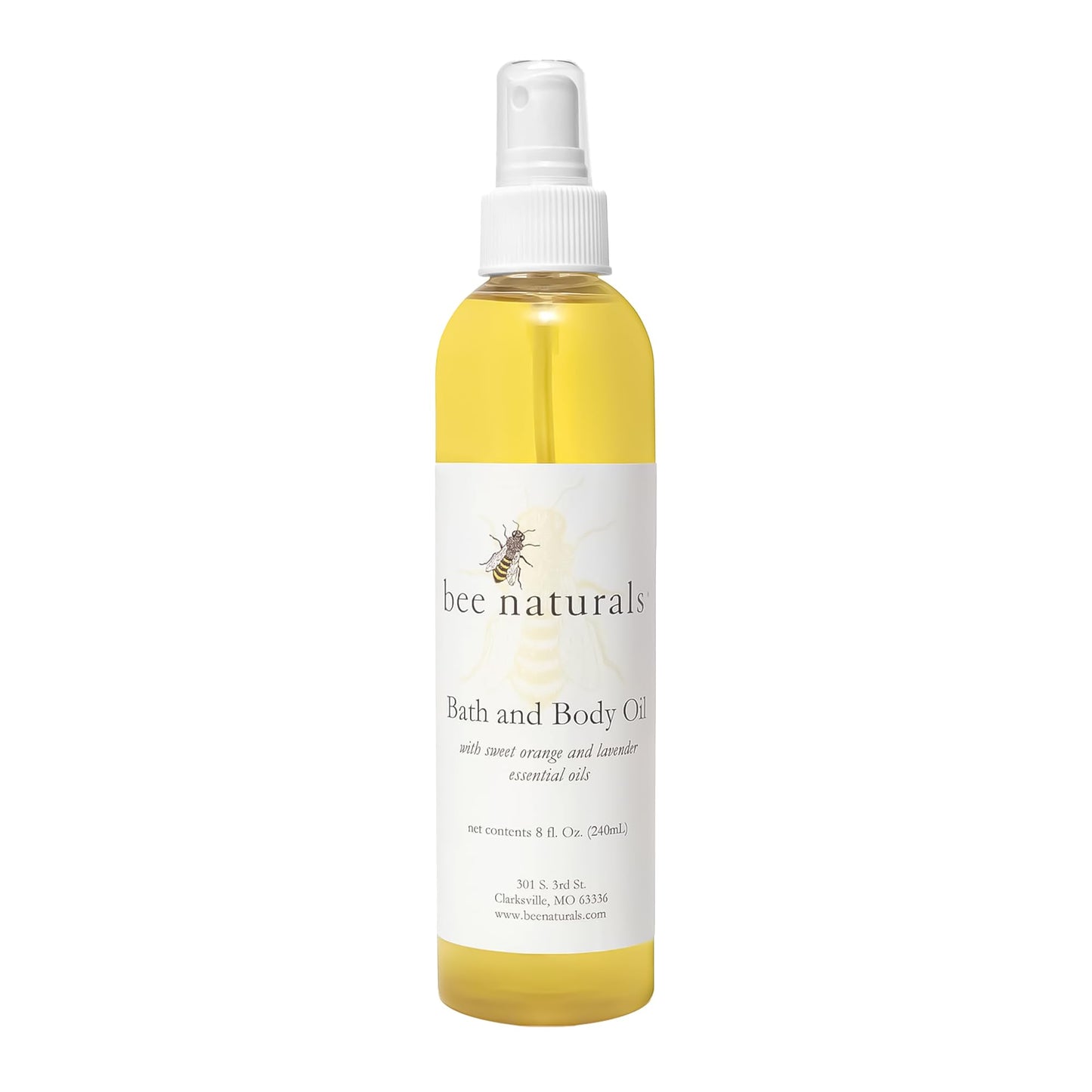 Bee Naturals Bath & Body Oil – 8 oz | Luxurious Skin Moisturizer