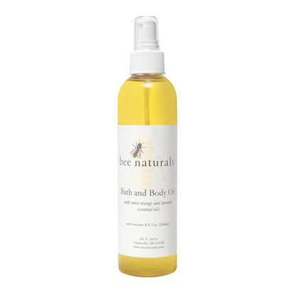Bee Naturals Bath & Body Oil – 8 oz | Luxurious Skin Moisturizer