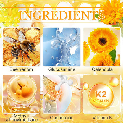 2-Piece Bee Venom Joint Cream – Advanced Joint Gel for Natural Moisturizing & Fast Absorption