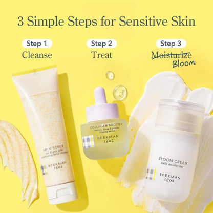 Beekman 1802 Bloom Cream Goat Milk Moisturizer with Niacinamide | Lightweight Daily Hydration 1.69 fl oz