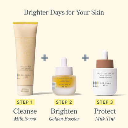 Beekman 1802 Milk Tint Face Primer with SPF 43 – Oxybenzone Free, Mineral SPF, 1 oz