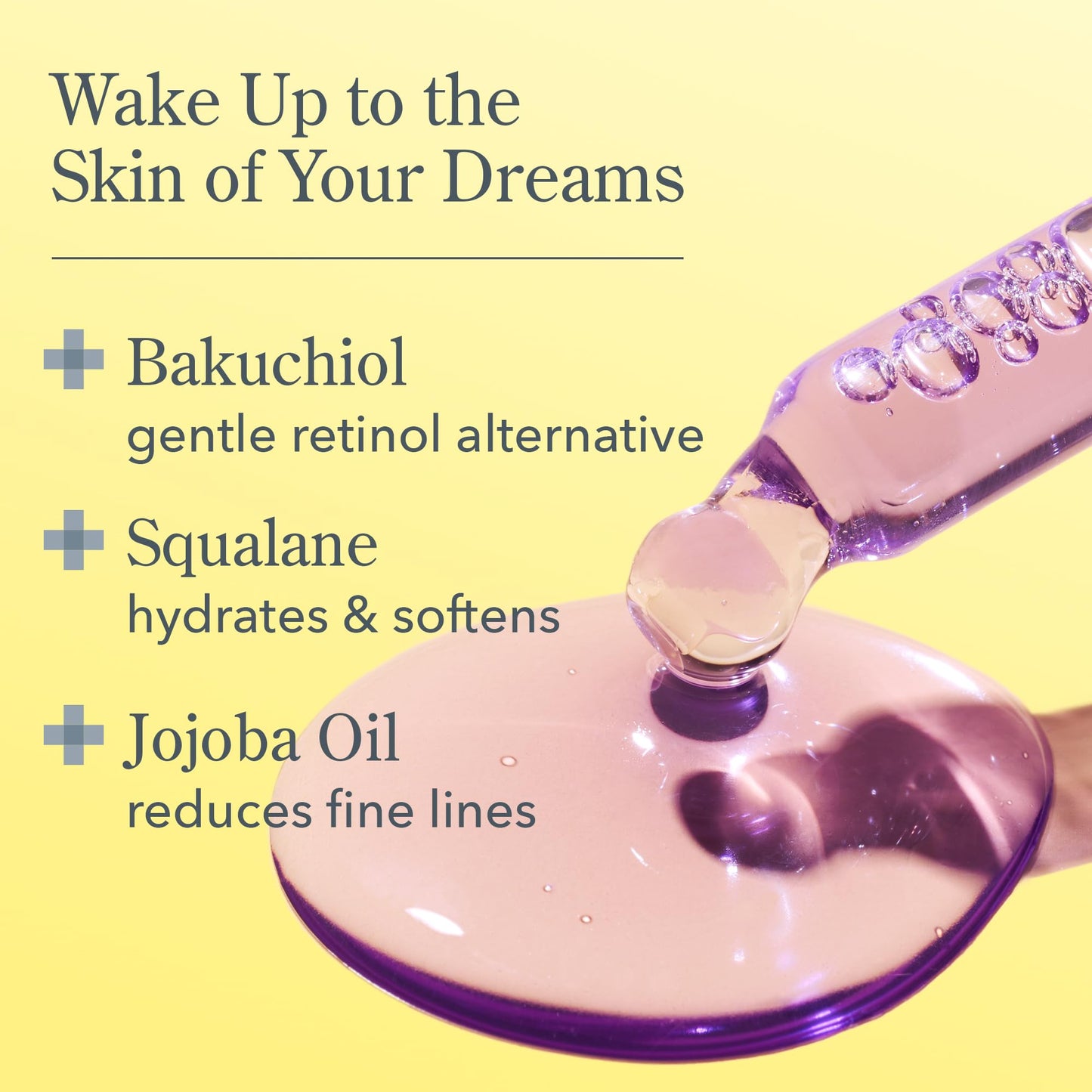 Beekman 1802 Dream Booster Bakuchiol Serum – Gentle Plant-Based Retinol Alternative for Sensitive Skin