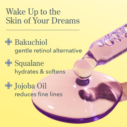 Beekman 1802 Dream Booster Bakuchiol Serum – Gentle Plant-Based Retinol Alternative for Sensitive Skin