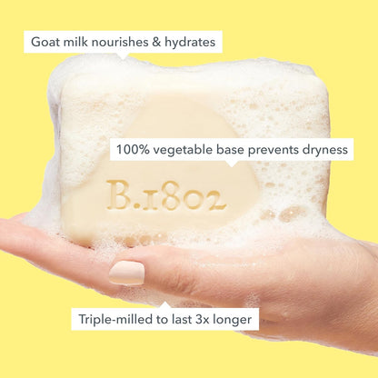 Beekman 1802 Goat Milk Soap Bar Lavender – Nourishing & Gentle for Sensitive Skin
