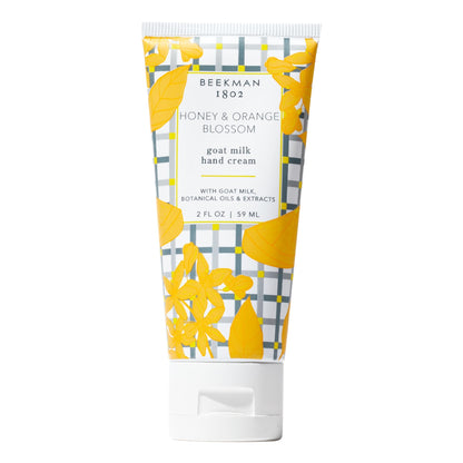 Beekman 1802 Goat Milk Hand Cream – Honey & Orange Blossom, 2 oz – Non-Greasy, Sensitive Skin Friendly